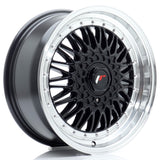 Cerchio in Lega JAPAN RACING JR9 17x7.5 ET35 5x112/120 Gloss Black w/Machined Lip