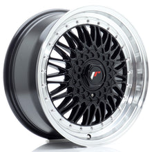 Carica l'immagine nel visualizzatore di Gallery, Cerchio in Lega JAPAN RACING JR9 17x7,5 ET35 5x112/120 Gloss Black w/ Machined Lip