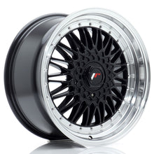 Load image into Gallery viewer, Cerchio in Lega JAPAN RACING JR9 18x9 ET20-40 con foratura su misura Gloss Black w/ Machined Lip