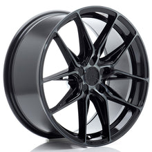 Carica l&#39;immagine nel visualizzatore di Gallery, Cerchio in Lega JAPAN RACING JR44 18x8 ET20-42 5H con foratura su misura Black Machined w/ Tinted Face