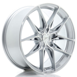 Cerchio in Lega JAPAN RACING JR44 18x8 ET20-42 5H con foratura su misura Silver w/ Machined Face