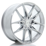 Cerchio in Lega JAPAN RACING JR44 19x8 ET20-40 5H con foratura su misura Silver w/ Machined Face