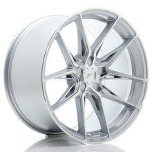 Load image into Gallery viewer, Cerchio in Lega JAPAN RACING JR44 19x10 ET15-45 5H con foratura su misura Silver w/ Machined Face