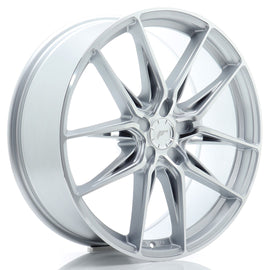 Cerchio in Lega JAPAN RACING JR44 20x8.5 ET20-45 5H con foratura su misura Silver w/ Machined Face