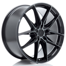 Load image into Gallery viewer, Cerchio in Lega JAPAN RACING JR44 20x9 ET20-51 5H con foratura su misura Black Machined w/ Tinted Face