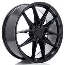 Carica l&#39;immagine nel visualizzatore di Gallery, Cerchio in Lega JAPAN RACING JR44 20x9.5 ET20-57 5H con foratura su misura Gloss Black
