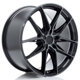 Cerchio in Lega JAPAN RACING JR44 20x9.5 ET20-57 5H con foratura su misura Black Machined w/ Tinted Face
