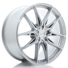 Load image into Gallery viewer, Cerchio in Lega JAPAN RACING JR44 20x9,5 ET20-57 5H con foratura su misura Silver w/ Machined Face