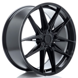 Cerchio in Lega JAPAN RACING JR44 21x9 ET20-40 5H con foratura su misura Gloss Black