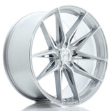 Cerchio in Lega JAPAN RACING JR44 21x10.5 ET15-40 5H con foratura su misura Silver w/ Machined Face