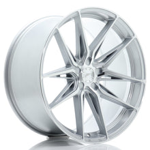Load image into Gallery viewer, Cerchio in Lega JAPAN RACING JR44 21x11 ET11-46 5H con foratura su misura Silver w/ Machined Face