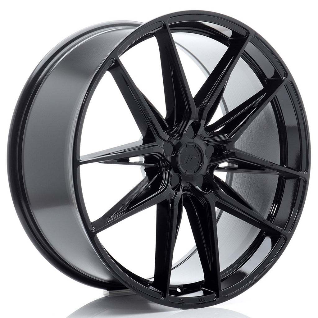 Cerchio in Lega JAPAN RACING JR44 22x9 ET15-35 5H con foratura su misura Glossy Black