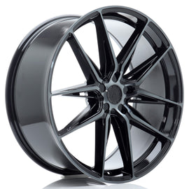 Cerchio in Lega JAPAN RACING JR44 22x9,5 ET15-40 5H con foratura su misura Black Machined w/ Tinted Face