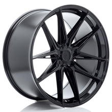 Load image into Gallery viewer, Cerchio in Lega JAPAN RACING JR44 22x10,5 ET10-40 5H con foratura su misura Gloss Black