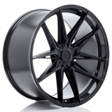 Cerchio in Lega JAPAN RACING JR44 22x11 ET15-45 5H con foratura su misura Gloss Black