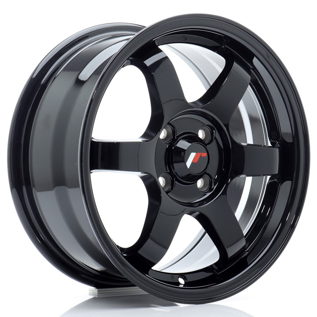 Cerchio in Lega JAPAN RACING JR3 15x7 ET40 4x100 Gloss Black