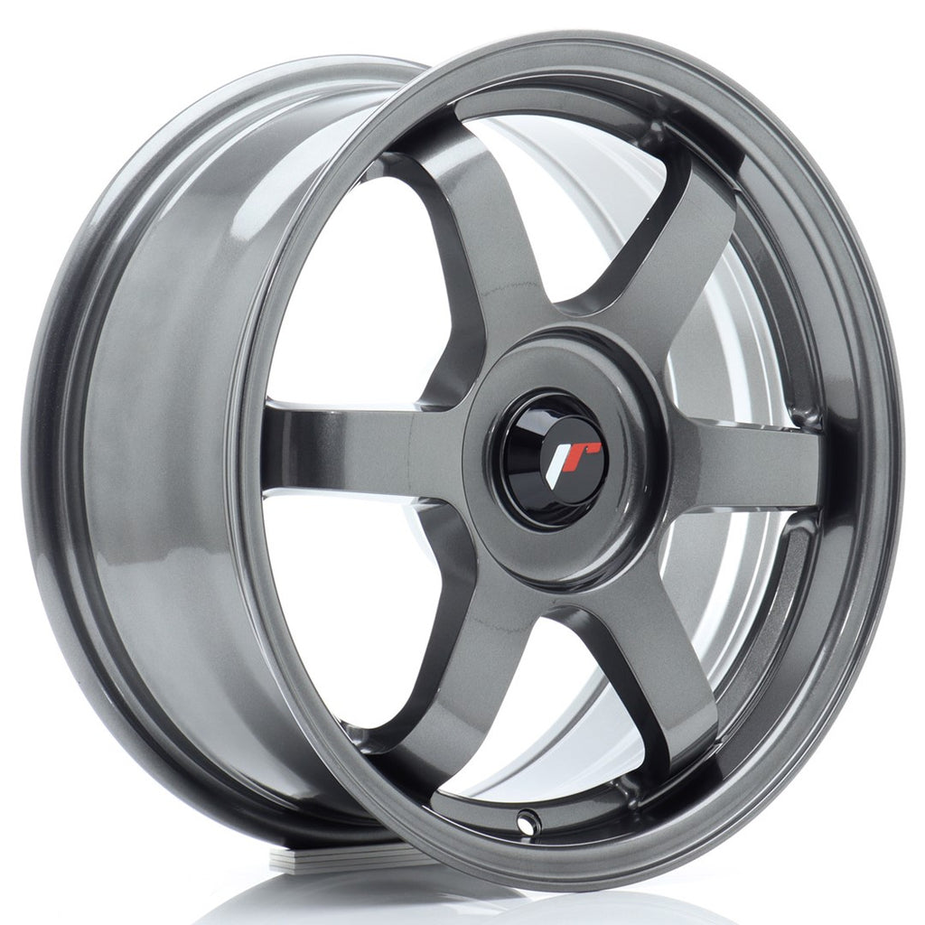 Cerchio in Lega JAPAN RACING JR3 16x7 ET25-40 con foratura su misura Gun Metal