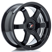 Load image into Gallery viewer, Cerchio in Lega JAPAN RACING JR3 16x7 ET25-40 con foratura su misura Gloss Black