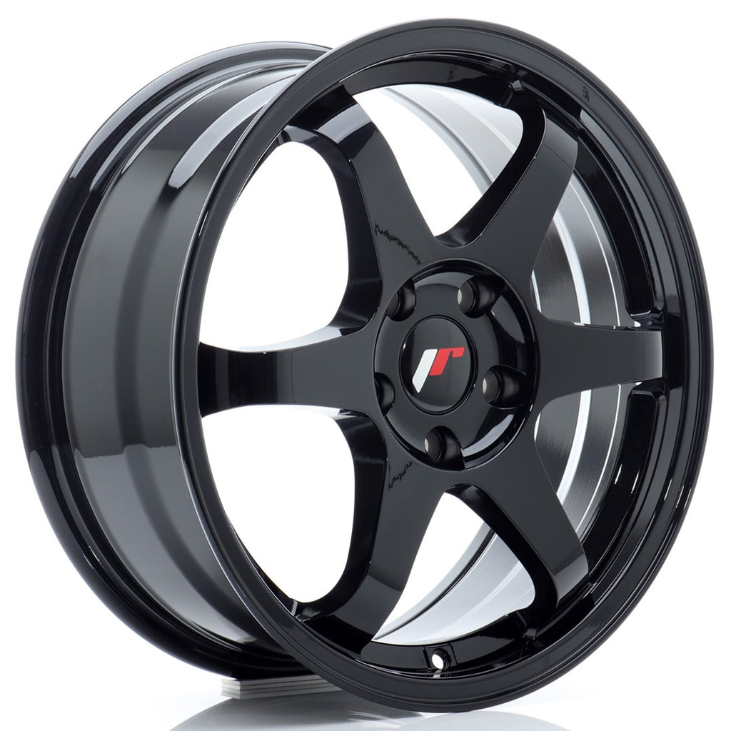 Cerchio in Lega JAPAN RACING JR3 17x7 ET40 5x114.3 Gloss Black