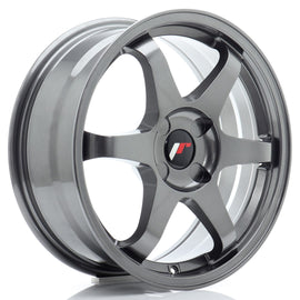Cerchio in Lega JAPAN RACING JR3 17x7 ET20-42 4H con foratura su misura Gun Metal
