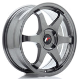 Cerchio in Lega JAPAN RACING JR3 17x7 ET20-42 4H con foratura su misura Gun Metal