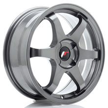 Load image into Gallery viewer, Cerchio in Lega JAPAN RACING JR3 17x7 ET20-42 4H con foratura su misura Gun Metal