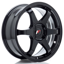 Load image into Gallery viewer, Cerchio in Lega JAPAN RACING JR3 17x7 ET20-42 4H con foratura su misura Gloss Black