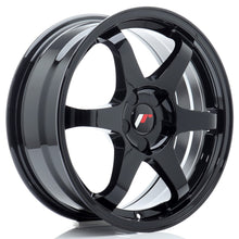 Load image into Gallery viewer, Cerchio in Lega JAPAN RACING JR3 17x7 ET20-42 5H con foratura su misura Gloss Black