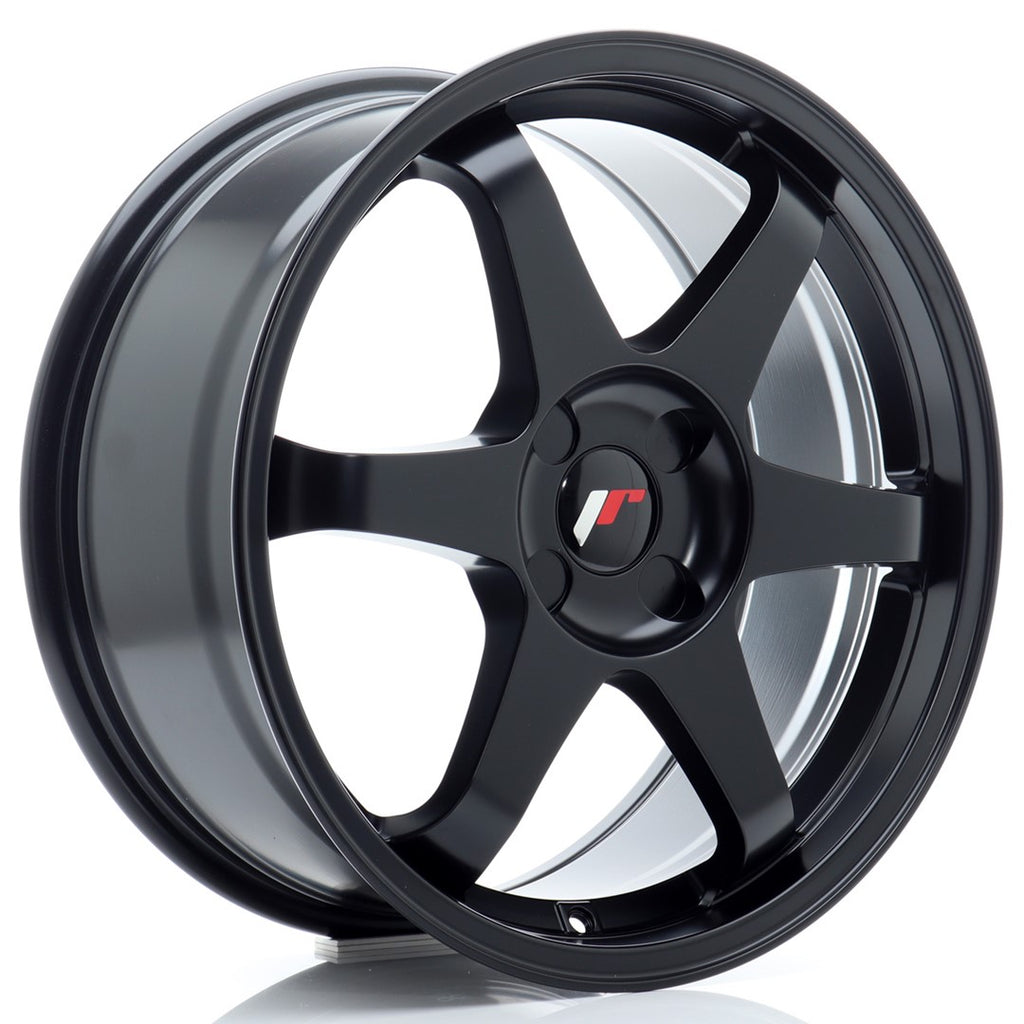 Cerchio in Lega JAPAN RACING JR3 18x8 ET20-45 4H con foratura su misura Matt Black