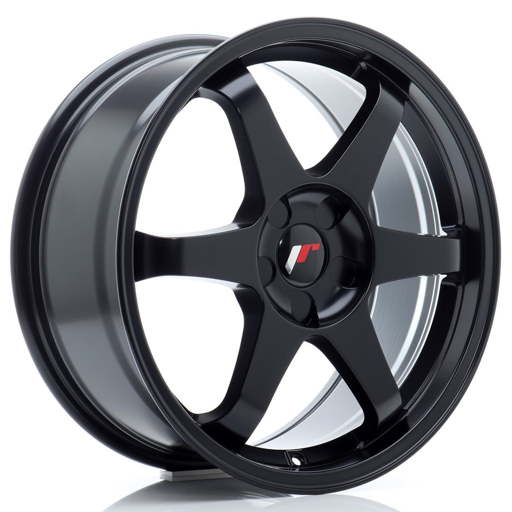 Cerchio in Lega JAPAN RACING JR3 18x8 ET20-45 5H con foratura su misura Matt Black