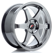 Load image into Gallery viewer, Cerchio in Lega JAPAN RACING JR3 18x8 ET20-45 5H con foratura su misura Hyper Black