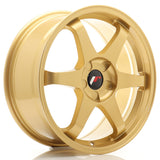 Cerchio in Lega JAPAN RACING JR3 18x8 ET20-45 5H con foratura su misura Gold