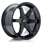 Cerchio in Lega JAPAN RACING JR3 18x9 ET15-40 5H con foratura su misura Matt Black