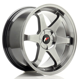 Cerchio in Lega JAPAN RACING JR3 18x9 ET15-40 5H con foratura su misura Hyper Black