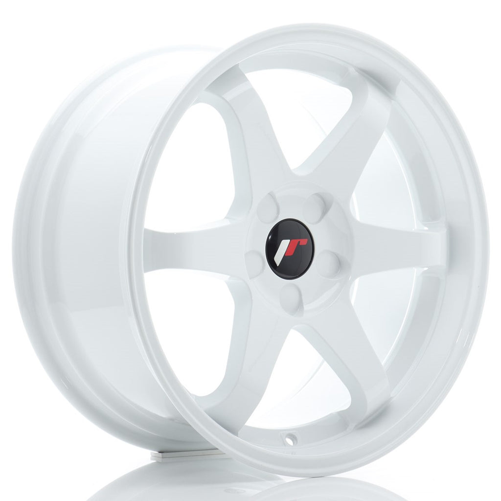 Cerchio in Lega JAPAN RACING JR3 18x9 ET15-40 5H con foratura su misura White