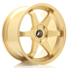 Cerchio in Lega JAPAN RACING JR3 18x9 ET15-40 5H con foratura su misura Gold