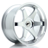 Cerchio in Lega JAPAN RACING JR3 18x9 ET15-40 con foratura su misura Silver Machined Face