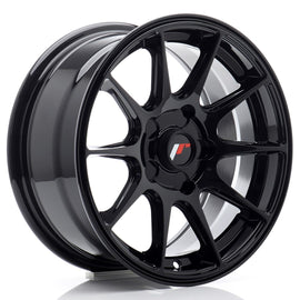 Cerchio in Lega JAPAN RACING JR11 15x7 ET20-30 con foratura su misura Gloss Black