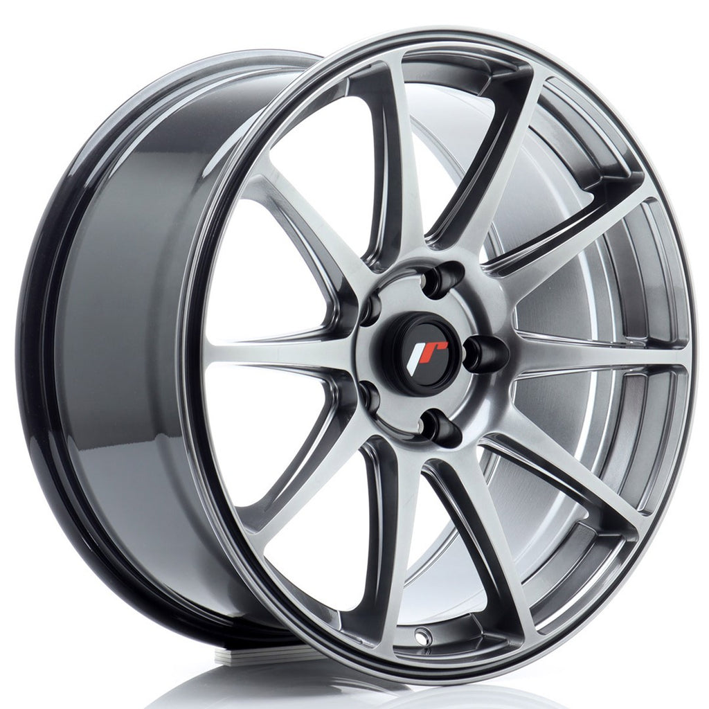 Cerchio in Lega JAPAN RACING JR11 18x8.5 ET35 5x120 Hyper Black