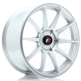 Cerchio in Lega JAPAN RACING JR11 18x8.5 ET20-40 5H con foratura su misura Hyper Silver
