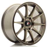 Cerchio in Lega JAPAN RACING JR11 18x8.5 ET20-40 5H con foratura su misura Matt Bronze