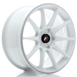 Cerchio in Lega JAPAN RACING JR11 18x8,5 ET20-40 5H con foratura su misura White