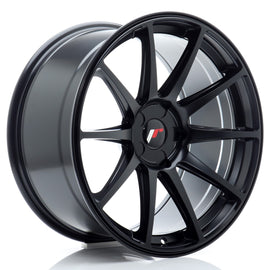 Cerchio in Lega JAPAN RACING JR11 19x9.5 ET15-35 5H con foratura su misura Matt Black