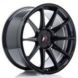 Cerchio in Lega JAPAN RACING JR11 19x9.5 ET15-35 5H con foratura su misura Gloss Black