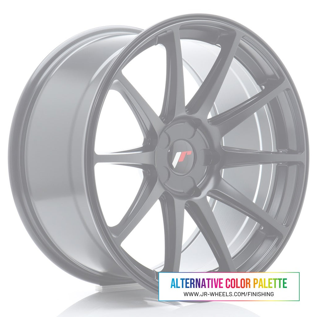 Cerchio in Lega JAPAN RACING JR11 19x9,5 ET15-35 5H con foratura su misura Custom Finish