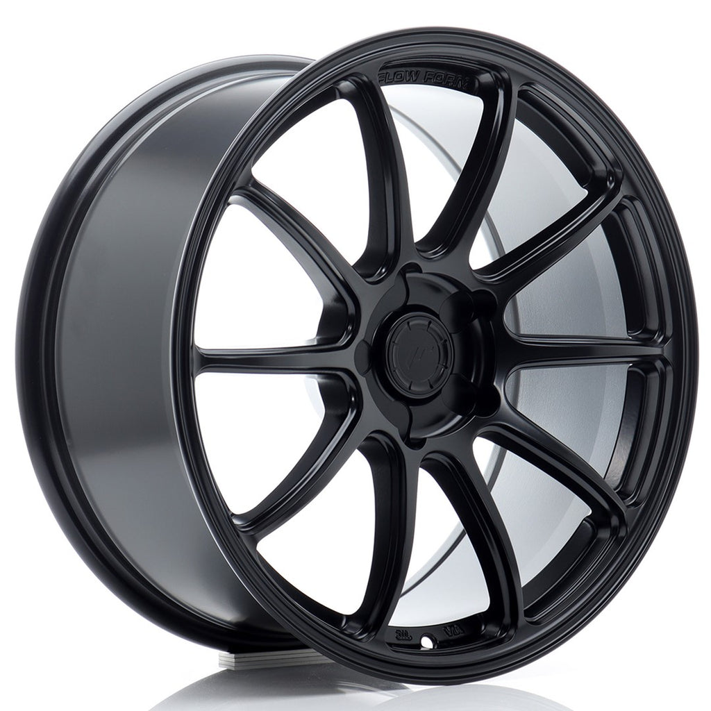 Cerchio in Lega JAPAN RACING SL04 18x8 ET20-35 5H con foratura su misura Matt Black