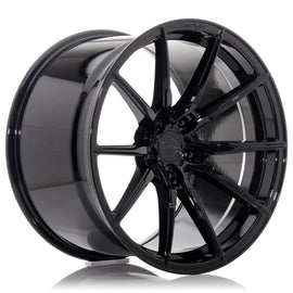 Cerchio in Lega CONCAVER CVR4 22x11,5 ET17-61 con foratura su misura Platinum Black