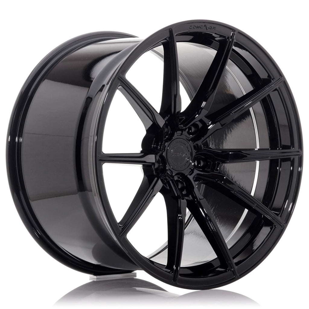 Cerchio in Lega CONCAVER CVR4 22x9 ET10-54 con foratura su misura Platinum Black