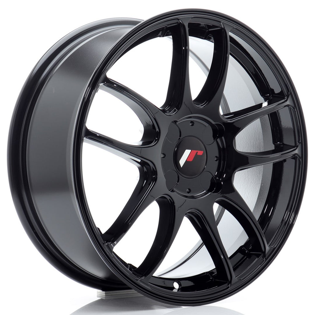 Cerchio in Lega JAPAN RACING JR29 17x7 ET20-48 4H con foratura su misura Gloss Black