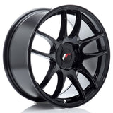 Cerchio in Lega JAPAN RACING JR29 17x8 ET20-38 4H con foratura su misura Gloss Black